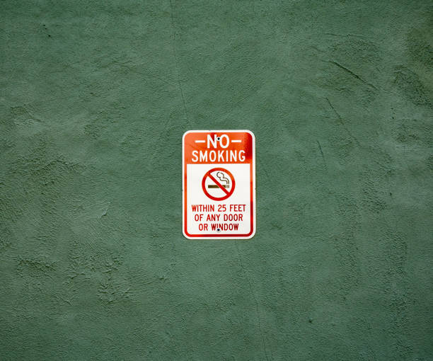 No smoking sign on a wall