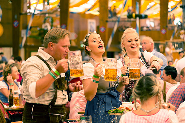 oktoberfest in munich, germany - oktoberfest stock pictures, royalty-free photos & images
