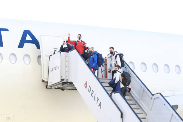 CA: Team USA Departs For Beijing 2022 Winter Olympic Games