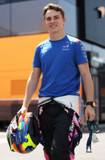 Future McLaren driver Oscar Piastri 