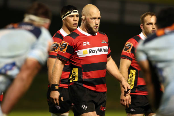 WHANGAREI, NEW ZEALAND - SEPTEMBER 13: Owen Franks of Canterbury in action during the round 6 Mitre 10 Cup match between Northland and Canterbury at Semenoff Stadium on September 13, 2019 in Whangarei, New Zealand. (Photo by Fiona Goodall/Getty Images)