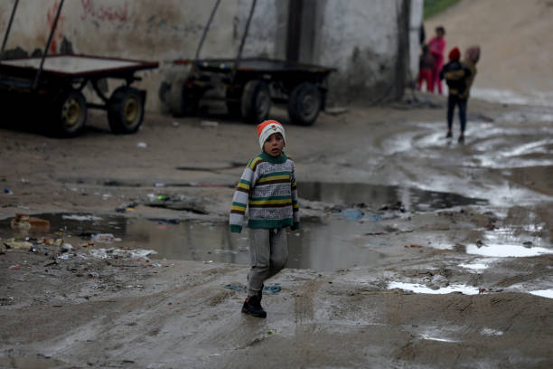 GZA: Rainy And Cold Weather In Gaza