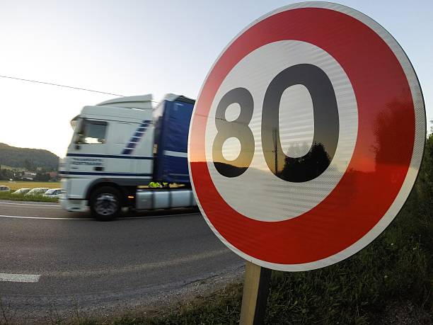 Image result for 80 speed limit sign trucks
