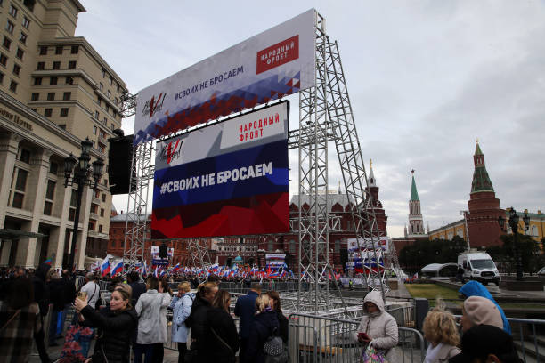 RUS: All-Russian People's Front Event In Moscow