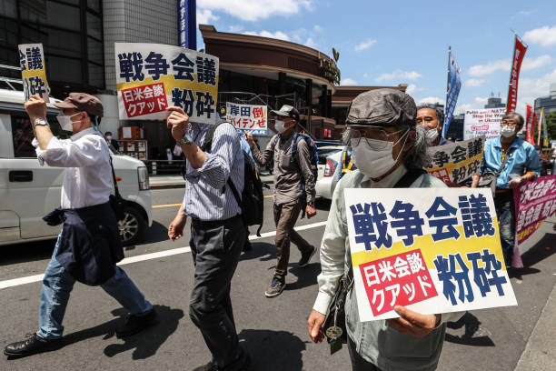 JPN: Activists Protest Biden's Visit To Japan