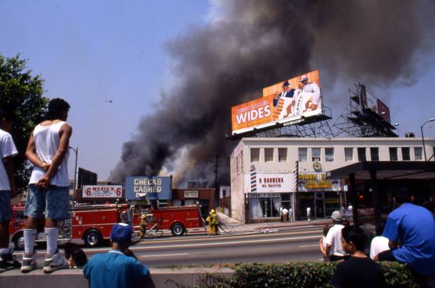 CA: 29th April 1992 - The 1992 LA Riots Begin