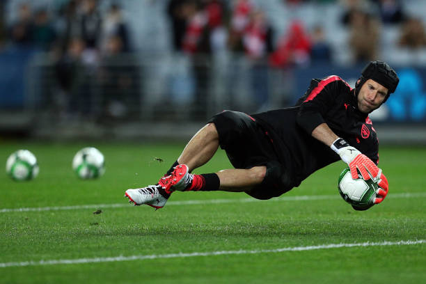 petr cech of arsenal warms up before the match between sydney fc and picture id813724718?b=1&k=6&m=813724718&s=612x612&w=0&h=8rtDKo8KQVkZuoOo V0TIDRrft4dphDn3 rkg6YW9kw=