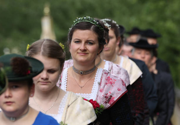 DEU: Pilgrims, Free Of Covid Restrictions, Join Annual Ascension Procession To Birkenstein Chapel In Bavaria