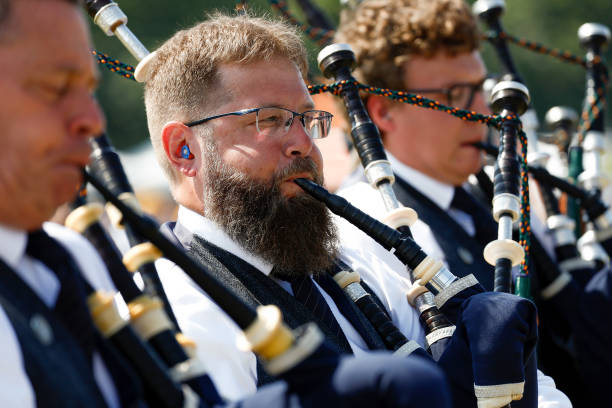 GBR: World Pipe Band Championships Held In Glasgow