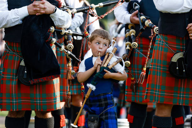 GBR: World Pipe Band Championships Held In Glasgow
