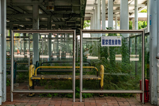 CHN: Hong Kong Border Bus Stop Falls Into Disuse