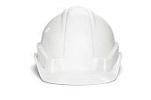 Plastic safety helmet