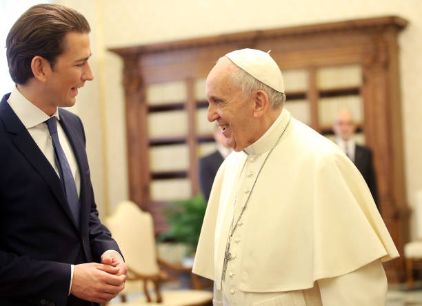 Image result for austrian president by pope francis