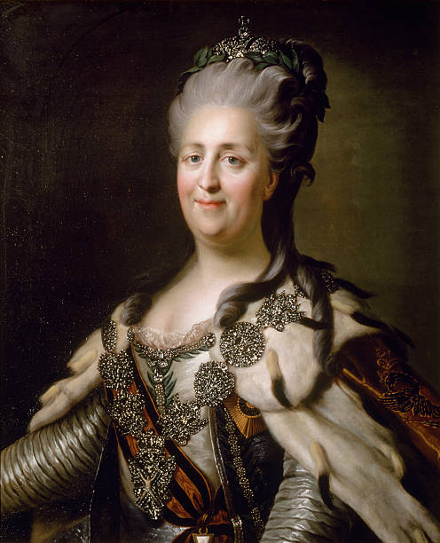 Portrait of Catherine II of Russia Anonymous painter1780-1790 Dim. 85x68 cm Schloss Ambras, Innsbruck, Austria