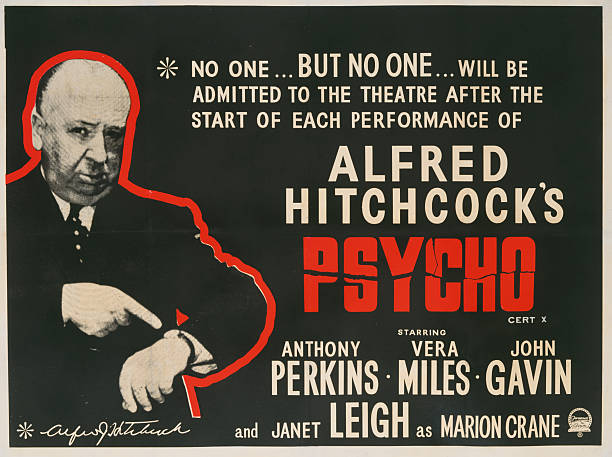 Poster for Alfred Hitchcock`s 1960 horror film `Psycho`.