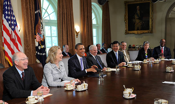 Fotos Und Bilder Von Obama Holds Cabinet Meeting Getty Images