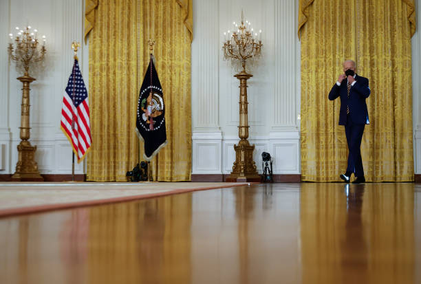 DC: President Biden Holds A Press Conference At The White House