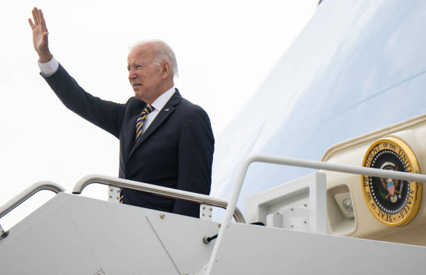 DC: President Biden Departs The White House For Cleveland