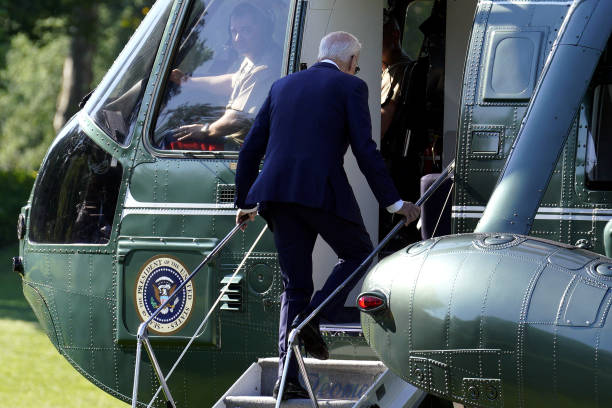 DC: President Biden Departs White House For G-7