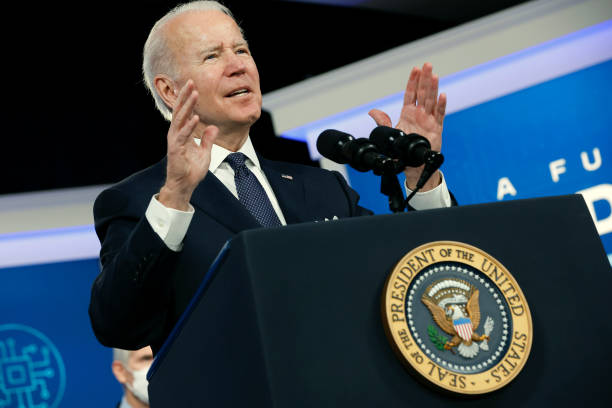 DC: President Biden Speaks On Rebuilding Country's Supply Chains In U.S.