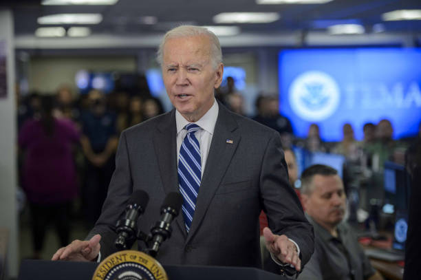 DC: President Biden Receives Briefing On Impacts From Hurricane Ian