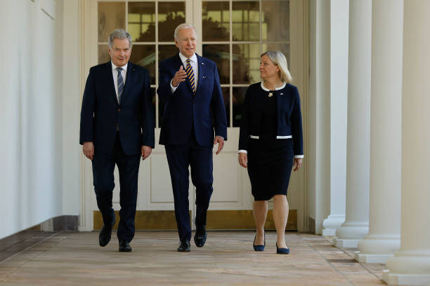 DC: President Biden Welcomes Sweden's Prime Minister Magdalena Andersson And Finland's President Sauli Niinisto To The White House