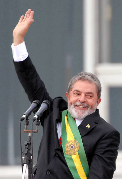 President Luiz Inacio Lula da Silva during President Luiz Inacio Lula da Silva is Sworn in for His 2nd Term in BRASILIA Brazil