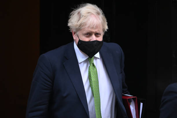 GBR: Boris Johnson Leaves For PMQs