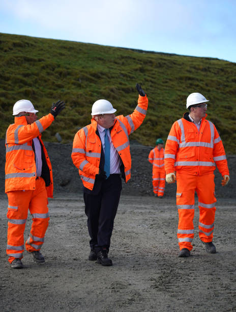 GBR: Prime Minister Boris Johnson Visits North Wales