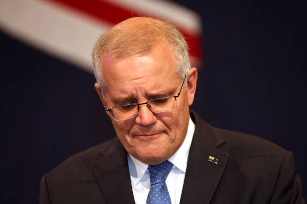 AUS: Scott Morrison Concedes Defeat In 2022 Australian Federal Election