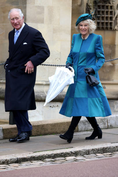 GBR: Royals Attend Christmas Day Church Service