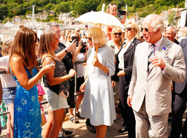 GBR: The Prince of Wales and The Duchess of Cornwall Visit Cornwall - Day 1