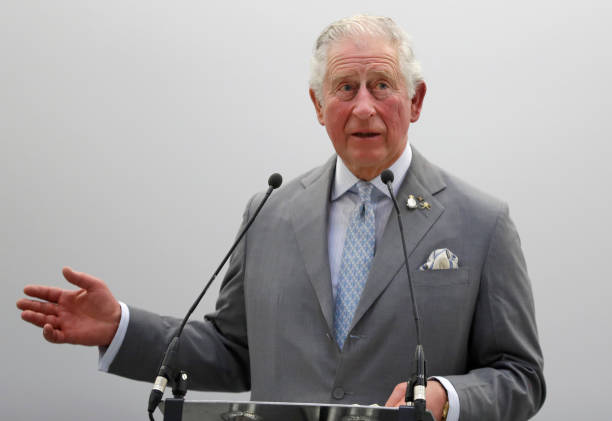 Prince Charles Prince of Wales delivers a speech during a visit to officially open the National Automotive Innovation Centre and see the latest...
