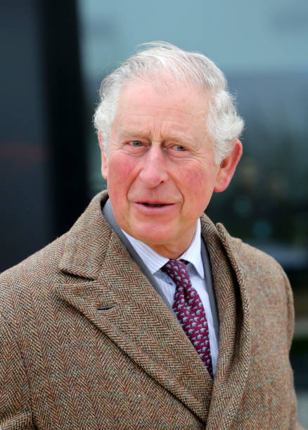 Prince Charles Prince of Wales during his visit to the new Aston Martin Lagonda factory on February 21 2020 in St Athan Wales