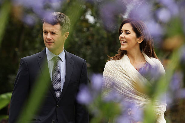 prince-frederik-of-denmark-and-princess-mary-of-denmark-walks-the-of-picture-id133852425