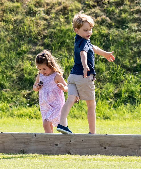prince-george-of-cambridge-and-princess-charlotte-of-cambridge-during-picture-id971049626