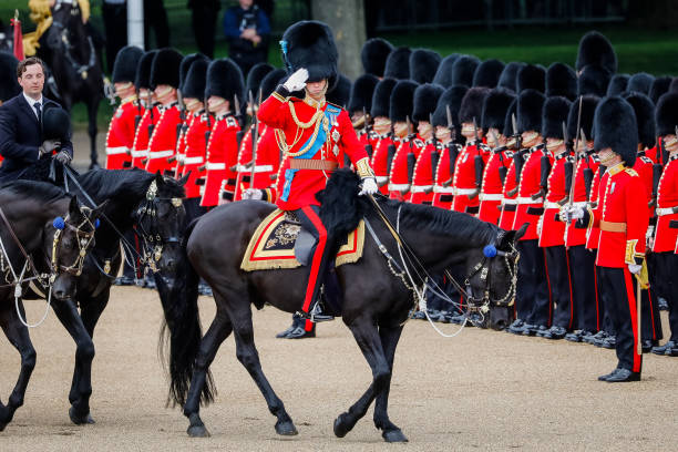 GBR: The Duke Of Cambridge Leads The Colonel's Review