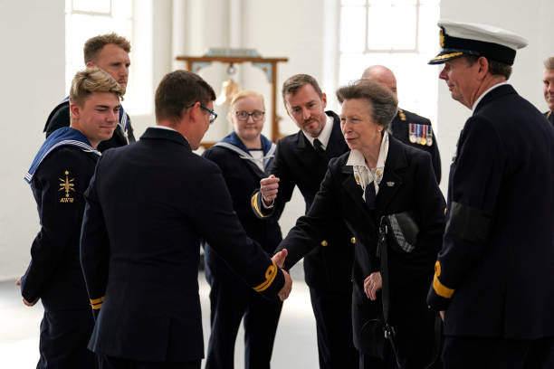 GBR: The Princess Royal Thanks Members Of The Armed Forces Involved In Her Majesty Queen Elizabeth II's Funeral