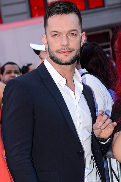 Professional wrestler Finn Balor leaves the 'Good Morning America' taping at the ABC Times Square Studios on August 22 2016 in New York City