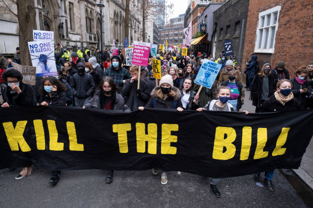 GBR: Kill The Bill Protest In London