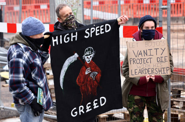 GBR: HS2 Protesters Launch 'Day Of Action' As Parliament Considers Extension Bill
