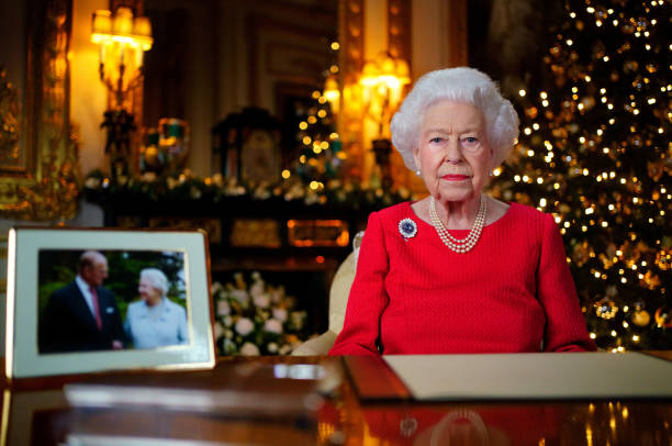 GBR: Queen Elizabeth II Records Her Annual Christmas Broadcast