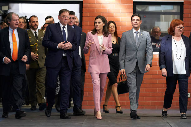 Queen Letizia Of Spain Attends The Scientific Research Winner Announcement On 'Princesa de Girona 2020' Foundation Awards on February 12 2020 in...