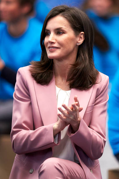 Queen Letizia Of Spain Attends The Scientific Research Winner Announcement On 'Princesa de Girona 2020' Foundation Awards on February 12 2020 in...