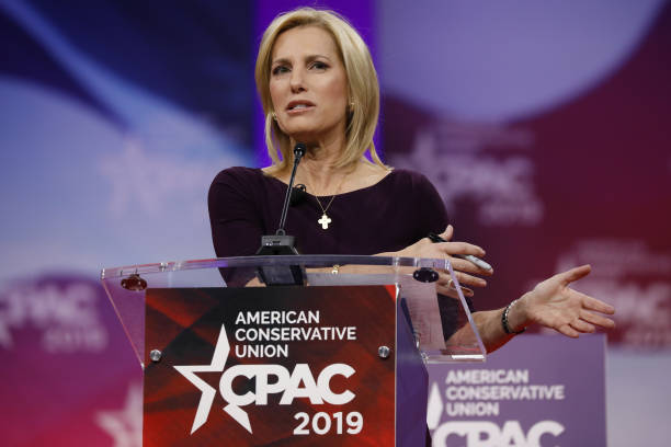 Radio Host Laura Ingraham speaks during the Conservative Political Action Conference in National Harbor, Maryland, U.S., on Thursday, Feb. 28, 2019....