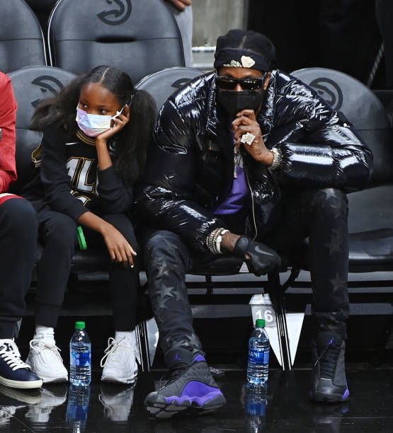 GA: Celebrities Attend New York Knicks v Atlanta Hawks