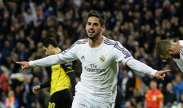 Isco nâng tỷ số lên 2-0. Ảnh: Getty Ronaldo, Real Madrid vs Dortmund, Champions League, Real Madrid, Dortmund