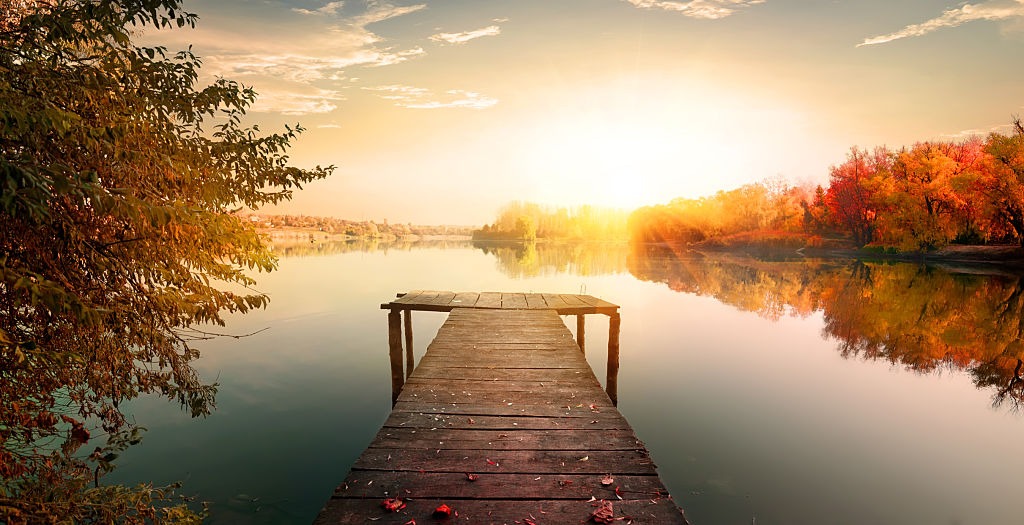 Fishing Pier in Autumn