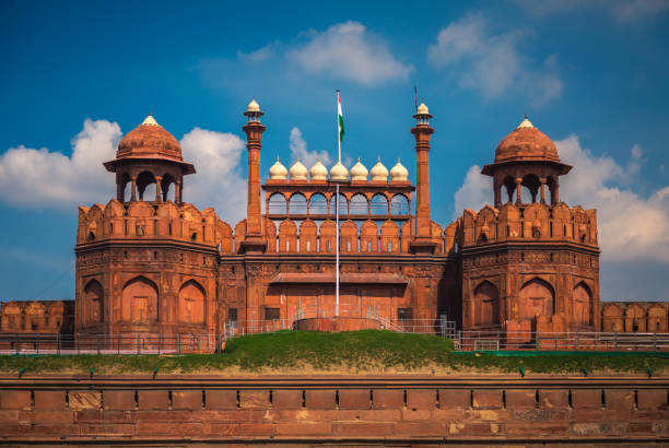 red fort of delhi - red fort, delhi stock pictures, royalty-free photos & images