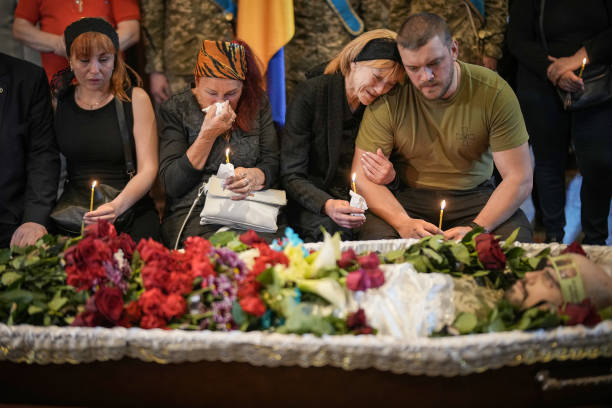 UKR: Funeral For Ukrainian Soldier Killed On Eastern Front